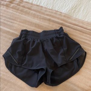 Black lulu lemon shorts